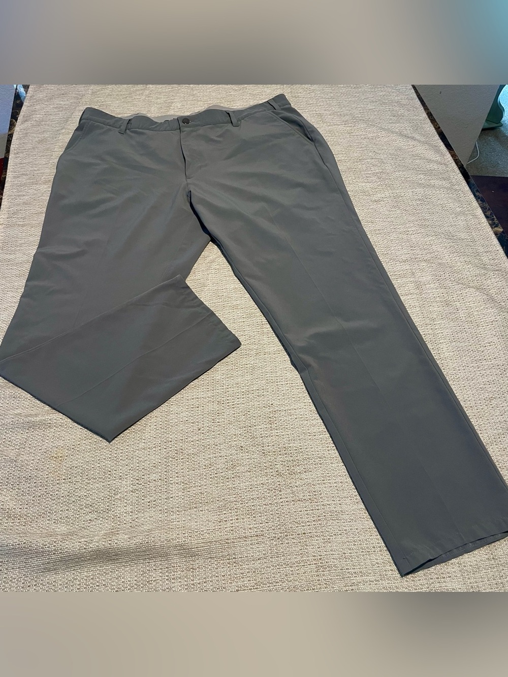 Adidas Men’s Golf Performance Pants Gray Size 38x32 Stretch